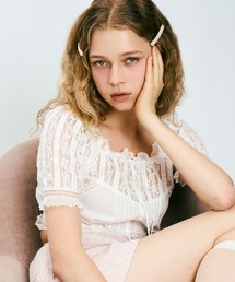 ME COUTURE | レースMIXヴィクトリアンブラウス(シャツ/ブラウス)