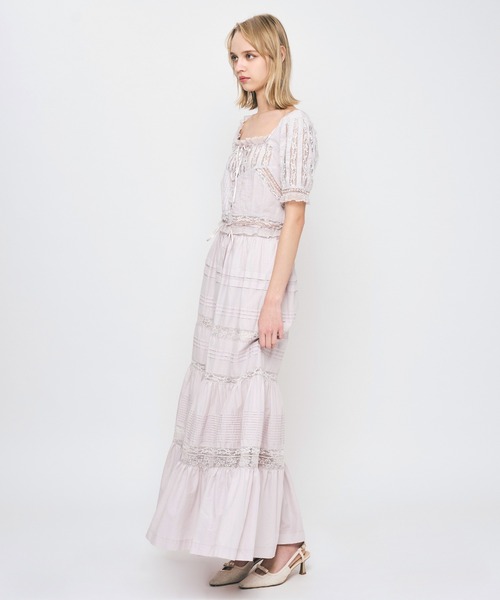 ME COUTURE（ミークチュール）の「レースMIXヴィクトリアンブラウス（シャツ/ブラウス・レディース・ラベンダー/ピンク/オフホワイト・FREE）」の9枚目の写真