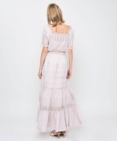 ME COUTURE（ミークチュール）の「レースMIXヴィクトリアンブラウス（シャツ/ブラウス・レディース・ラベンダー/ピンク/オフホワイト・FREE）」の10枚目の写真