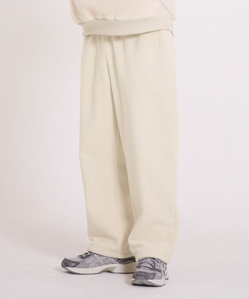 coca（coca）（コカ）の「両面フリースドローパンツ（その他パンツ・メンズ・ブラック/アイボリー・L/M/XL）」の2枚目の写真