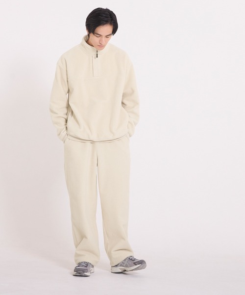 coca（coca）（コカ）の「両面フリースドローパンツ（その他パンツ・メンズ・ブラック/アイボリー・L/M/XL）」の3枚目の写真