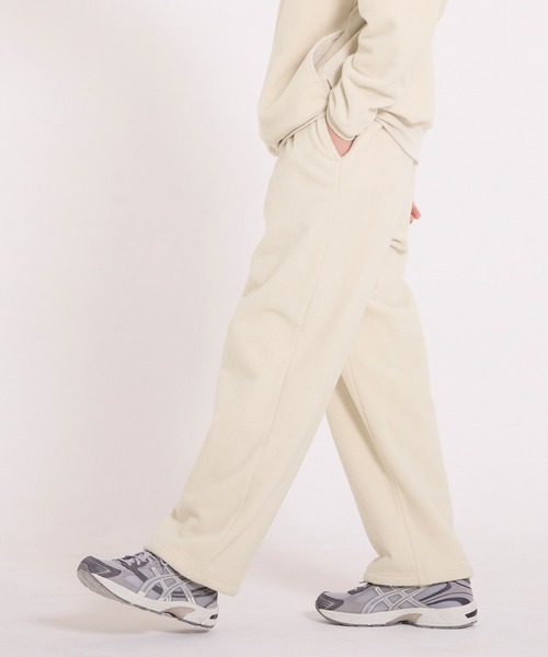 coca（coca）（コカ）の「両面フリースドローパンツ（その他パンツ・メンズ・ブラック/アイボリー・L/M/XL）」の4枚目の写真