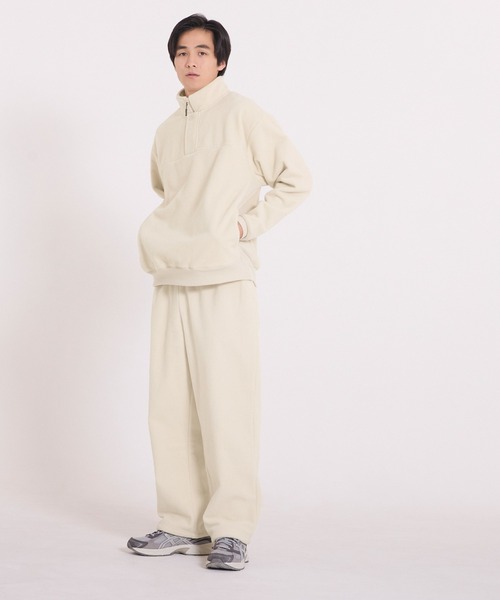 coca（coca）（コカ）の「両面フリースドローパンツ（その他パンツ・メンズ・ブラック/アイボリー・L/M/XL）」の7枚目の写真