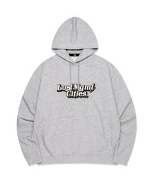 SKOOL PIN HOODIE heather gray