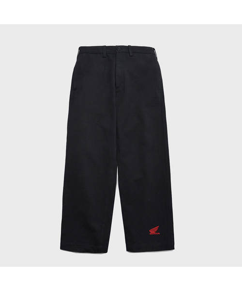Honda VTG logo Canvas pants_Black