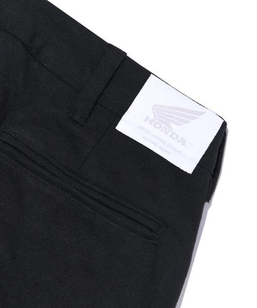 PHYPS MOTORCYCLE(フィップスモーターサイクル)の「Honda VTG logo Canvas pants_Black(その他パンツ・レディース・その他・LARGE/MEDIUM/SMALL/X-LARGE)」の3枚目の写真
