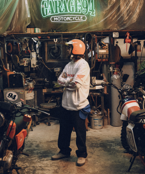 PHYPS MOTORCYCLE(フィップスモーターサイクル)の「Honda VTG logo Canvas pants_Black(その他パンツ・レディース・その他・LARGE/MEDIUM/SMALL/X-LARGE)」の8枚目の写真