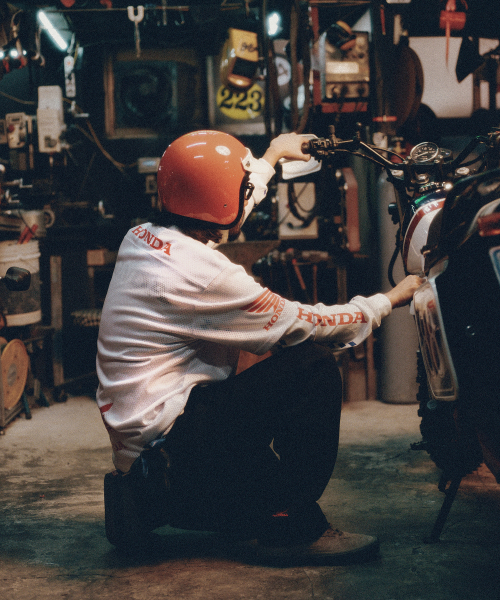 PHYPS MOTORCYCLE(フィップスモーターサイクル)の「Honda VTG logo Canvas pants_Black(その他パンツ・レディース・その他・LARGE/MEDIUM/SMALL/X-LARGE)」の9枚目の写真