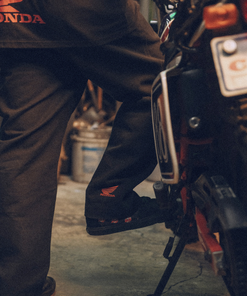 PHYPS MOTORCYCLE(フィップスモーターサイクル)の「Honda VTG logo Canvas pants_Black(その他パンツ・レディース・その他・LARGE/MEDIUM/SMALL/X-LARGE)」の11枚目の写真