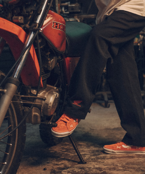 PHYPS MOTORCYCLE(フィップスモーターサイクル)の「Honda VTG logo Canvas pants_Black(その他パンツ・レディース・その他・LARGE/MEDIUM/SMALL/X-LARGE)」の14枚目の写真