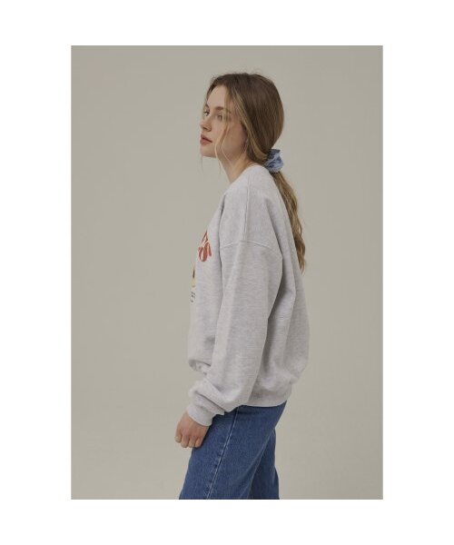 Between A and B（ビトウィーンエイアンドビー）の「ピーチスドローイングスウェットシャツ[ホワイトメランジ]（スウェット・レディース・その他・FREE）」の3枚目の写真