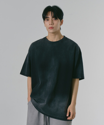 LXT（エルエックスティー）の「16s Pigment Bleach Washed Short Sleeve T-Shirt [Black]（Tシャツ/カットソー・メンズ）」