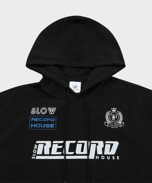 SLOW RECORD HOUSE(スローレコードハウス)の「スロースポーティナイロンフードパーカー_ブラック(パーカー・レディース・その他・LARGE/MEDIUM)」の2枚目の写真