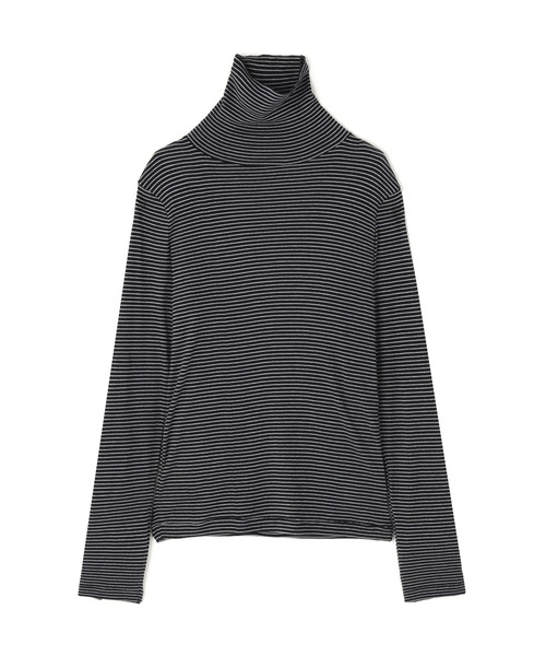 human woman（ヒューマンウーマン）の「シアータートルプルオーバー（Tシャツ/カットソー・レディース・ネイビー/ブラック/ダークインディゴブルー/グレー・MEDIUM）」の4枚目の写真