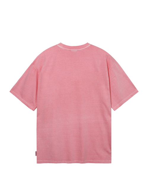 GAINSBORO（ゲインズボロ）の「[クールコットン] ピグメントニュゴールデンTシャツ_コーラルピンク（Tシャツ/カットソー・レディース・その他・LARGE/MEDIUM/SMALL/X-SMALL）」の2枚目の写真