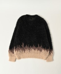 ADAM PATEK（アダムパテック）の「【ADAMPATEK/アダムパテック】distorted chevron pattern crewneck ジャガードニット（ニット/セーター）」