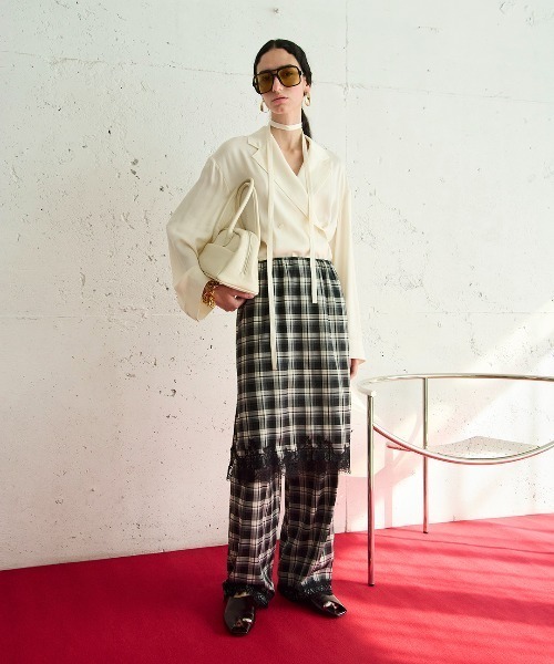 PRANK PROJECT（プランクプロジェクト）の「【2026Spring Pre-Order】トリムレース2WAYパンツ / Trim Lace 2WAY Pants（その他パンツ・レディース・ブラック/マルチ/ホワイト・36/38）」の3枚目の写真