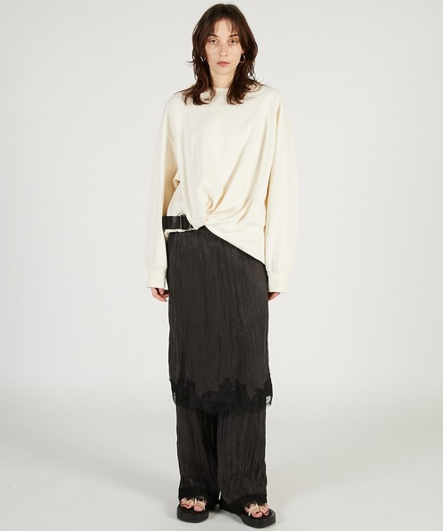 PRANK PROJECT（プランクプロジェクト）の「【2026Spring Pre-Order】トリムレース2WAYパンツ / Trim Lace 2WAY Pants（その他パンツ・レディース・ブラック/マルチ/ホワイト・36/38）」の6枚目の写真