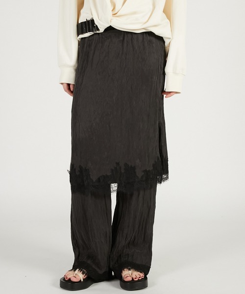 PRANK PROJECT（プランクプロジェクト）の「【2026Spring Pre-Order】トリムレース2WAYパンツ / Trim Lace 2WAY Pants（その他パンツ・レディース・ブラック/マルチ/ホワイト・36/38）」の11枚目の写真