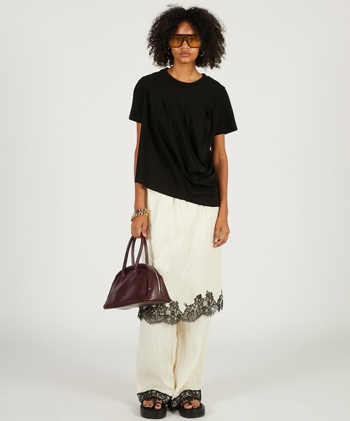 PRANK PROJECT（プランクプロジェクト）の「【2026Spring Pre-Order】トリムレース2WAYパンツ / Trim Lace 2WAY Pants（その他パンツ・レディース・ブラック/マルチ/ホワイト・36/38）」の5枚目の写真