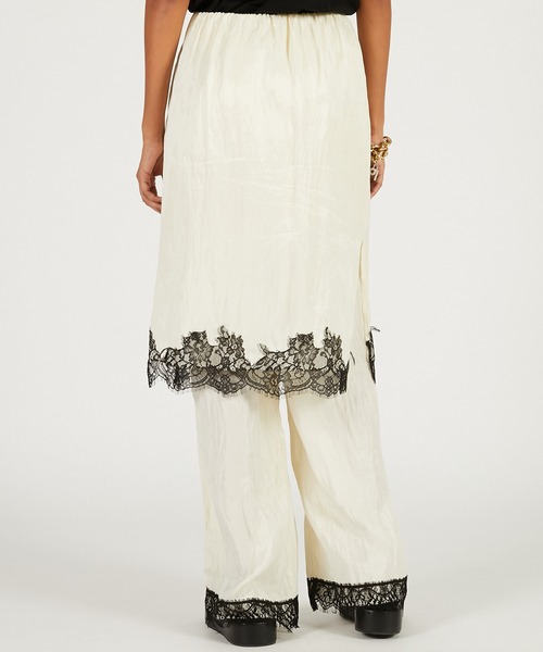 PRANK PROJECT（プランクプロジェクト）の「【2026Spring Pre-Order】トリムレース2WAYパンツ / Trim Lace 2WAY Pants（その他パンツ・レディース・ブラック/マルチ/ホワイト・36/38）」の9枚目の写真