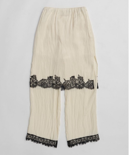 PRANK PROJECT（プランクプロジェクト）の「【2026Spring Pre-Order】トリムレース2WAYパンツ / Trim Lace 2WAY Pants（その他パンツ・レディース・ブラック/マルチ/ホワイト・36/38）」の15枚目の写真