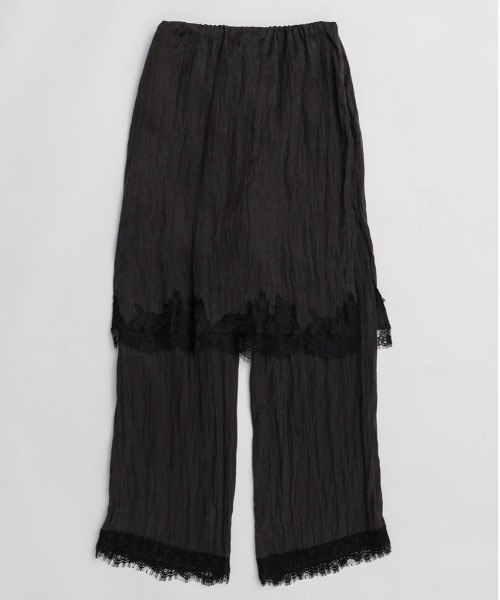 PRANK PROJECT（プランクプロジェクト）の「【2026Spring Pre-Order】トリムレース2WAYパンツ / Trim Lace 2WAY Pants（その他パンツ・レディース・ブラック/マルチ/ホワイト・36/38）」の16枚目の写真