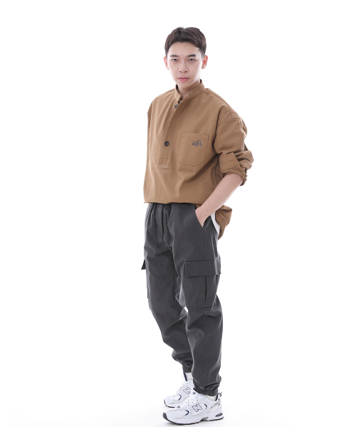 SAINTCREW（セントクルー）の「レトロラインカーゴジョガーパンツ RL-311CJ ダークグレー（スウェットパンツ・レディース・その他・SMALL/MEDIUM/LARGE/X-LARGE）」の6枚目の写真