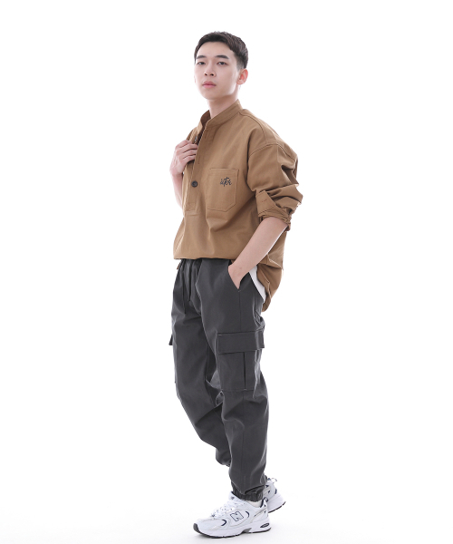 SAINTCREW（セントクルー）の「レトロラインカーゴジョガーパンツ RL-311CJ ダークグレー（スウェットパンツ・レディース・その他・SMALL/MEDIUM/LARGE/X-LARGE）」の7枚目の写真