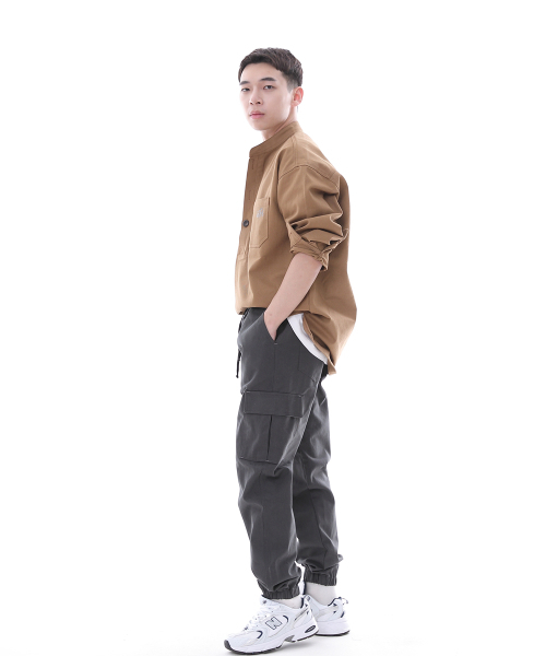 SAINTCREW（セントクルー）の「レトロラインカーゴジョガーパンツ RL-311CJ ダークグレー（スウェットパンツ・レディース・その他・SMALL/MEDIUM/LARGE/X-LARGE）」の9枚目の写真