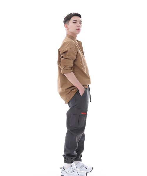 SAINTCREW（セントクルー）の「レトロラインカーゴジョガーパンツ RL-311CJ ダークグレー（スウェットパンツ・レディース・その他・SMALL/MEDIUM/LARGE/X-LARGE）」の10枚目の写真
