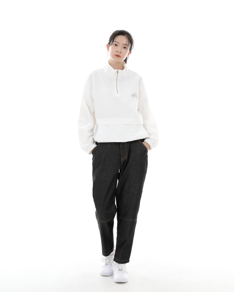 SAINTCREW(セントクルー)の「テーパードカットクロップハーフバンドパンツ TCH-326 ブラックデニム BRS(デニムパンツ・メンズ・その他・MEDIUM/LARGE/X-LARGE/XX-LARGE)」の2枚目の写真