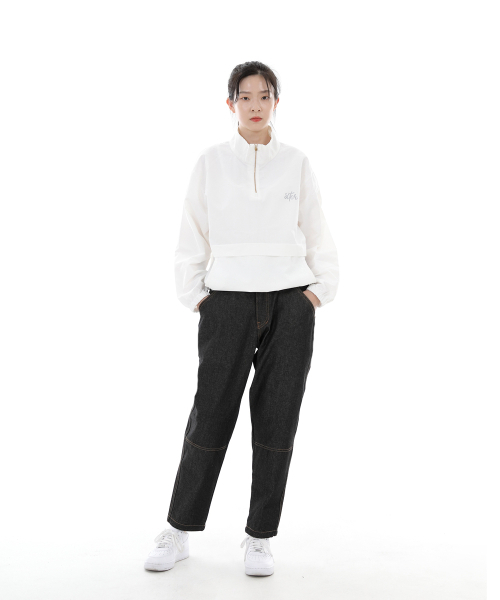 SAINTCREW(セントクルー)の「テーパードカットクロップハーフバンドパンツ TCH-326 ブラックデニム BRS(デニムパンツ・メンズ・その他・MEDIUM/LARGE/X-LARGE/XX-LARGE)」の3枚目の写真