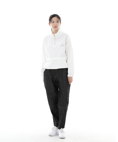 SAINTCREW(セントクルー)の「テーパードカットクロップハーフバンドパンツ TCH-326 ブラックデニム BRS(デニムパンツ・メンズ・その他・MEDIUM/LARGE/X-LARGE/XX-LARGE)」の4枚目の写真