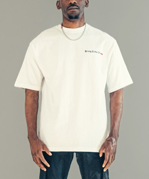 BEOM（ボム）の「メルティングバタフライ オーバーサイズ Tシャツ ホワイト（Tシャツ/カットソー・メンズ・その他・1/2）」の4枚目の写真