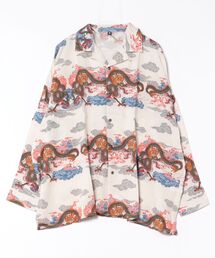 チャイハネ | 【チャイハネ】ボーダカ開襟長袖MEN'Sシャツ(シャツ/ブラウス)