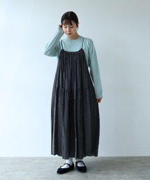 yuni ドットキャミワンピース ドット柄キャミワンピース - ベルーナ【公式】