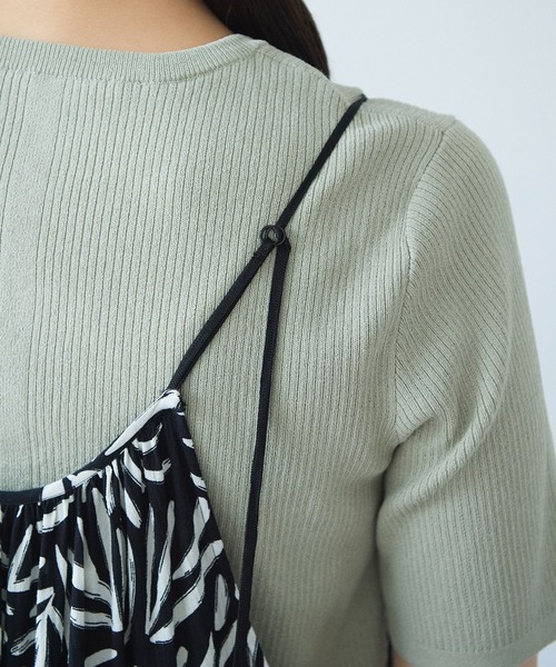 yuni(ユニ )の「Rayon/Cupra/cotton print drawstrings ワンピース(ワンピース・レディース・ブラック系その他3/ブラック系その他/ブラック系その他2・FREE)」の15枚目の写真