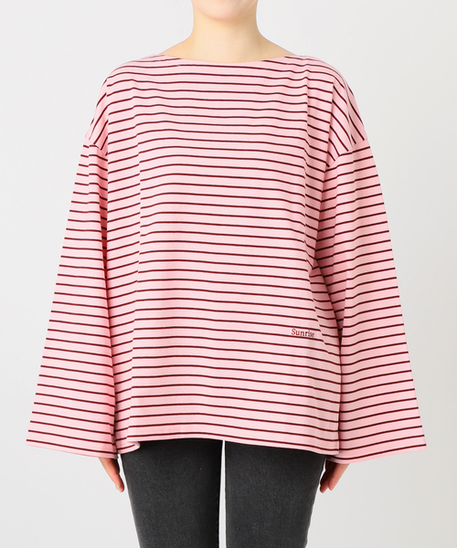 JOURNAL STANDARD relume(ジャーナルスタンダード レリューム)の「ONE DAYロゴボーダープルオーバー(Tシャツ/カットソー・レディース・ブラウン/ピンク/グリーン/グレー・FREE)」の22枚目の写真