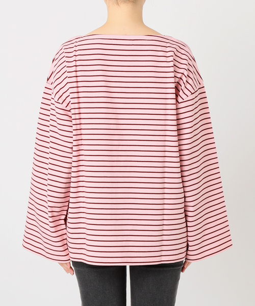 JOURNAL STANDARD relume(ジャーナルスタンダード レリューム)の「ONE DAYロゴボーダープルオーバー(Tシャツ/カットソー・レディース・ブラウン/ピンク/グリーン/グレー・FREE)」の20枚目の写真