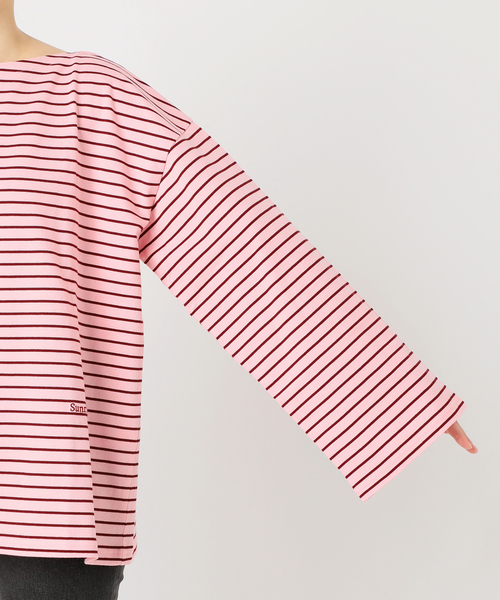 JOURNAL STANDARD relume(ジャーナルスタンダード レリューム)の「ONE DAYロゴボーダープルオーバー(Tシャツ/カットソー・レディース・ブラウン/ピンク/グリーン/グレー・FREE)」の18枚目の写真