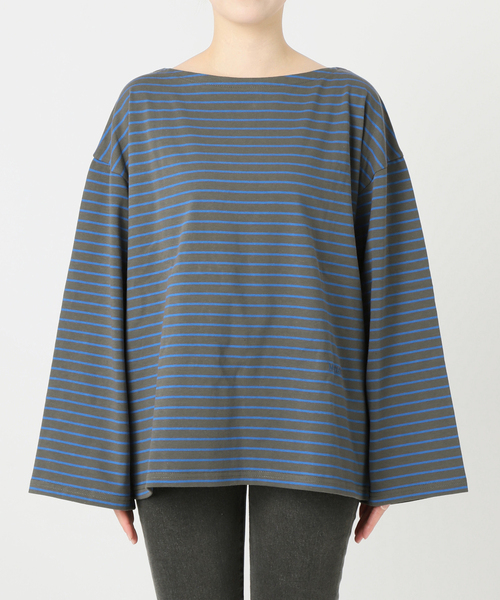 JOURNAL STANDARD relume(ジャーナルスタンダード レリューム)の「ONE DAYロゴボーダープルオーバー(Tシャツ/カットソー・レディース・ブラウン/ピンク/グリーン/グレー・FREE)」の14枚目の写真