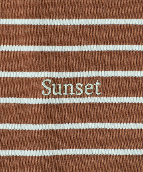 JOURNAL STANDARD relume(ジャーナルスタンダード レリューム)の「ONE DAYロゴボーダープルオーバー(Tシャツ/カットソー・レディース・ブラウン/ピンク/グリーン/グレー・FREE)」の10枚目の写真