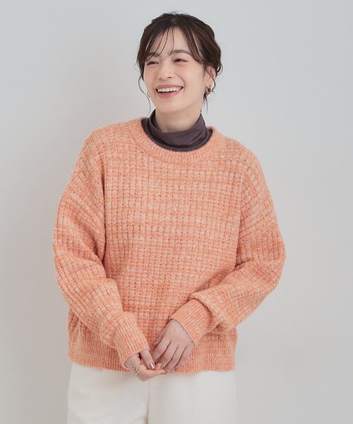 セール】ミックスワッフルニット（ニット/セーター）｜SHOO・LA・RUE