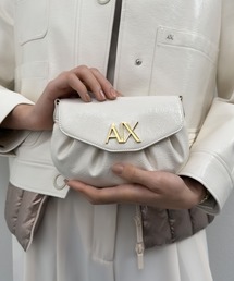 ARMANI EXCHANGE | 【A|X アルマーニ エクスチェンジ】AXロゴ フラップミニバッグ(ショルダーバッグ)