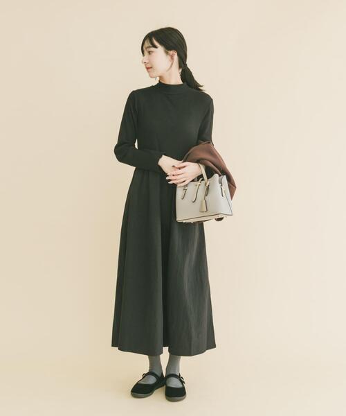 ITEMS URBANRESEARCH（アイテムズ アーバンリサーチ）の「『イージーケア』マルチWAYダンボールカーディガンワンピース（ワンピース・レディース・ブラウン/グレー・FREE）」の20枚目の写真