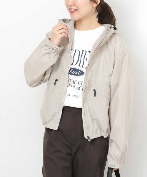 THE NORTH FACE（ザノースフェイス）の「《追加》【THE NORTH FACE】 Short Compact Jacket：ブルゾン NPW22630（マウンテンパーカー・レディース・カーキ/ブラック/アイボリー・LARGE）」の14枚目の写真