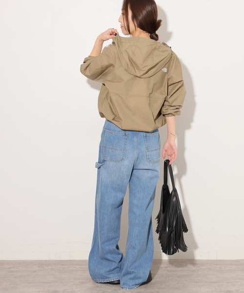 THE NORTH FACE（ザノースフェイス）の「《追加》【THE NORTH FACE】 Short Compact Jacket：ブルゾン NPW22630（マウンテンパーカー・レディース・カーキ/ブラック/アイボリー・LARGE）」の19枚目の写真