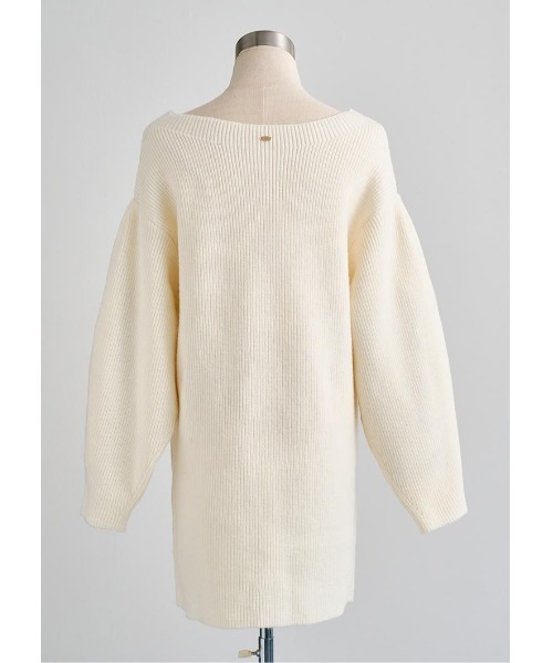 LUDICRUM（ルーディクルム）の「Off shoulder knit onepiece（ワンピース・レディース・ネイビー/アイボリー/ライラック・FREE）」の18枚目の写真