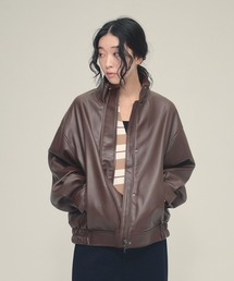 eL | 【eL】Leather Stand Blouson/636131(ブルゾン)